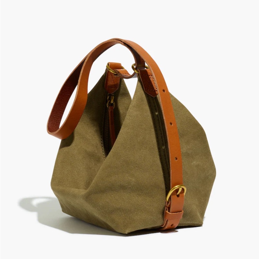 Madewell Sling Canvas Bag - Army Green